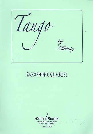 Tango  for 4 saxophones (SATB)  score and parts
