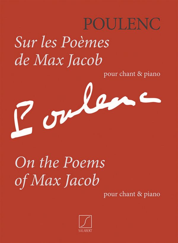 Sur les poèmes de Max Jacob&nbsp;&nbsp;for high voice and piano&nbsp;&nbsp;
