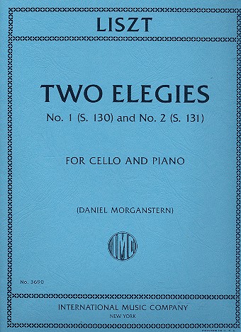 2 Elegies  for cello and piano  