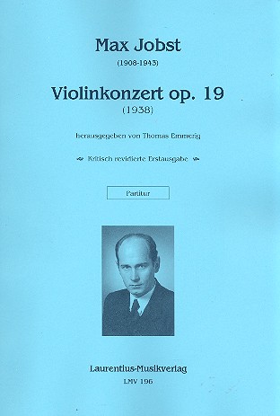 Konzert op.19 für Violine und Orchester  Partitur  