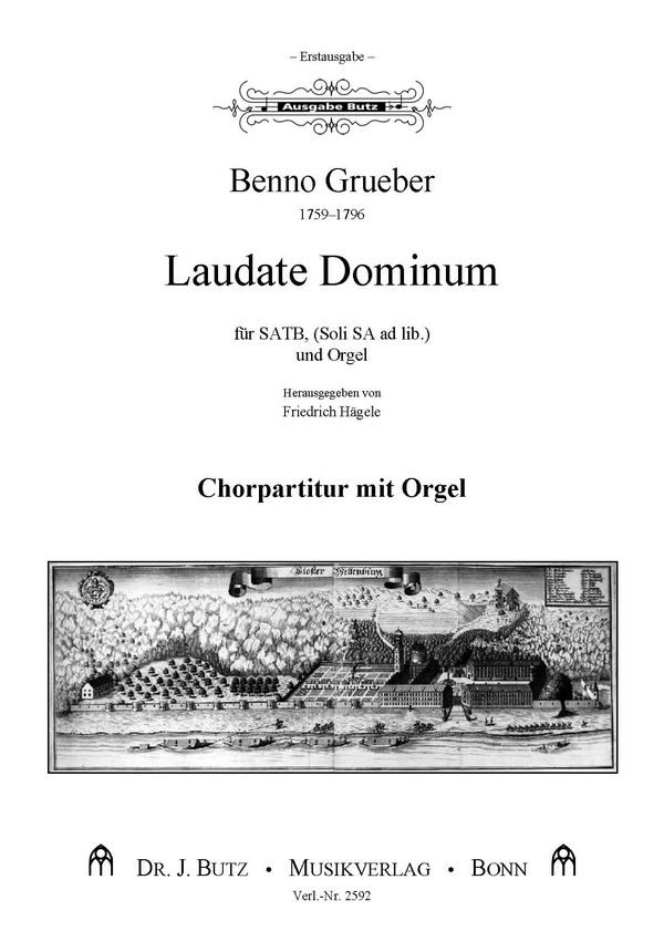 Laudate Dominum&nbsp;&nbsp;für gem Chor und Orgel (Soli ad lib)&nbsp;&nbsp;Partitur