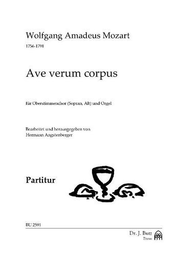 Ave verum corpus&nbsp;&nbsp;für Frauenchor und Orgel&nbsp;&nbsp;Partitur