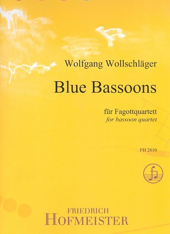 Blue Bassoons  für 4 Fagotte  Partitur und Stimmen
