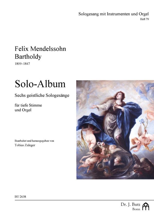 Solo-Album&nbsp;&nbsp;für Gesang (tief) und Orgel&nbsp;&nbsp;Partitur