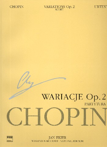 National Edition vol.17 A 15a  Variations on La ci darèm la mano op.2 for piano and orchestra  score