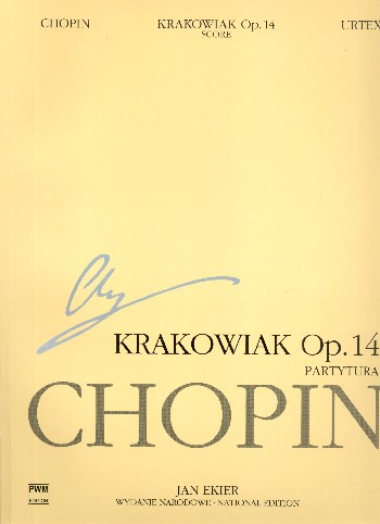 National Edition vol.20 A 15d  Krakowiak op.14 for piano and orchestra  score