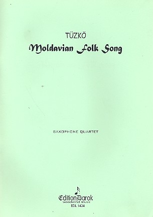 Moldavian Folk Song  for 4 saxophones  score and parts