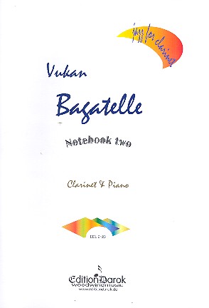 Bagatelle  for clarinet and piano  