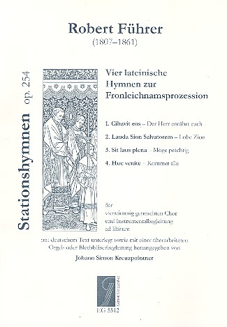 Stationshymnen op.254 für gem Chor  (Instrumente ad lib)  Set (16 Partituren und Instrumentalstimmen)