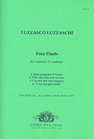 4 Duets for 2 sopranos and Bc&nbsp;&nbsp;3 scores (Bc realised)&nbsp;&nbsp;