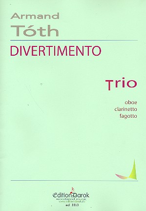 Divertimento  for oboe, clarinet and bassoon  score and parts