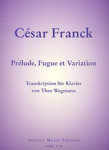 Prélude, fugue et variation  für Klavier  