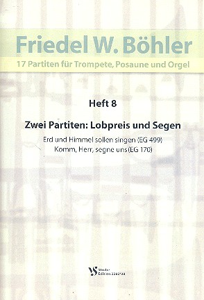 17 Partiten Band 8 für Trompete,  Posaune und Orgel  Stimmen
