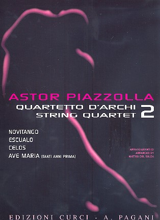 Piazzolla vol.2&nbsp;&nbsp;for String Quartet&nbsp;&nbsp;score and parts