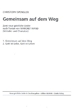 Gemeinsam auf dem Weg  für gem Chor und Klavier  Partitur