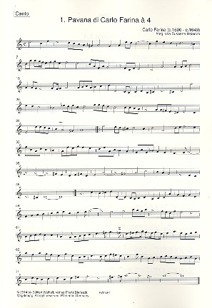 Musik für Consort à 4 Band 2&nbsp;&nbsp;für 4 Instrumente&nbsp;&nbsp;Stimmensatz