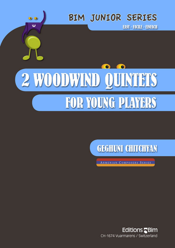 BIMMCX28 2 Woodwind Quintets&nbsp;&nbsp;for flute, oboe, clarint, horn and bassoon&nbsp;&nbsp;