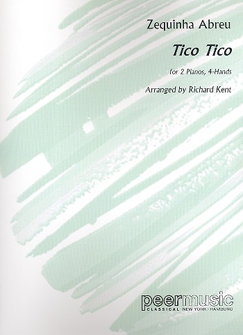 Tico Tico &nbsp;&nbsp;for 2 pianos, 4 hands&nbsp;&nbsp;2 scores