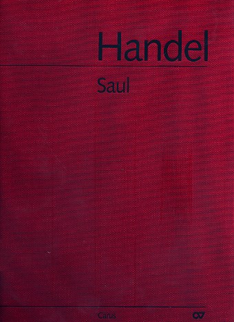 Saul HWV53&nbsp;&nbsp;für Soli, gem Chor und Orchester&nbsp;&nbsp;Partitur (dt/en)