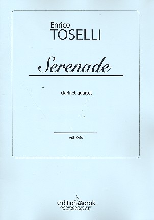 Serenade  for 3 clarinet and bass clarinet  score and parts
