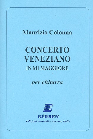 Concerto veneziano in mi maggiore  per chitarra  