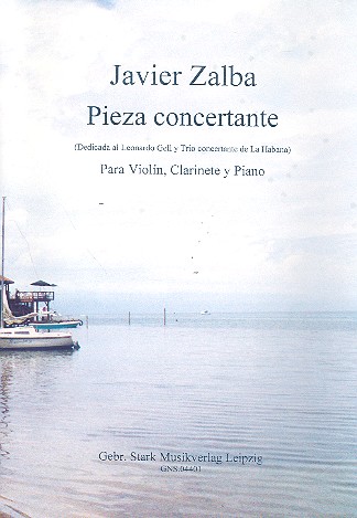 Pieza concertante  für Violine, Klarinette und Klavier  Stimmen
