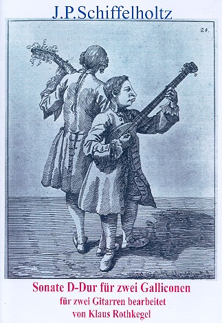 Sonate D-Dur für 2 Galliconen  für 2 Gitarren  Spielpartitur
