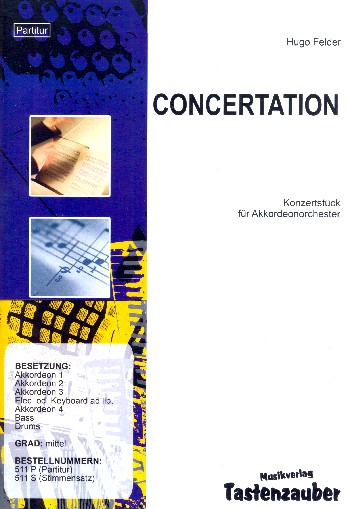 Concertation  für Akkordeonorchester  Partitur