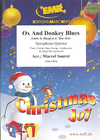 Ox and Donkey Blues&nbsp;&nbsp;for 5 saxophones (rhythm group ad lib)&nbsp;&nbsp;score and parts