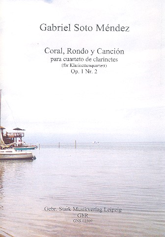 Coral, rondo y canción op.1,2  für3 Klarinetten und Bassklarinette  Partitur und Stimmen
