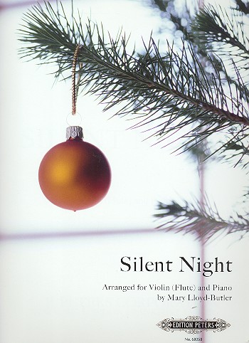Silent Night  für Violine (Flöte) und Klavier  