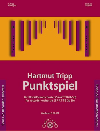 Punktspiel  für Blockflöten-Ensemble  Partitur und Stimmen