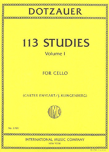 113 Studies vol.1 (nos.1 -34)  for cello  