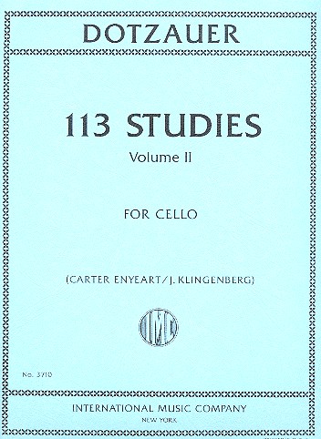 113 Studies vol.2 (nos.35-62)  for cello  
