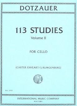 113 Studies vol.2 (nos.35-62)  for cello  