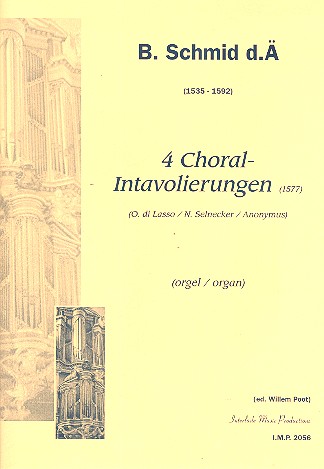 4 Choral-Intavolierungen  für Orgel  