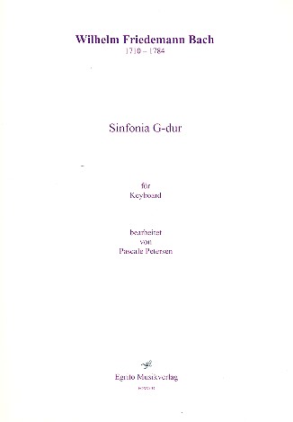 Sinfonia G-Dur aus der Weihnachtskantate O Wunder&nbsp;&nbsp;für Keyboard&nbsp;&nbsp;