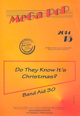 Do they know it's Christmas:  für Klavier (Gesang/Gitarre)  
