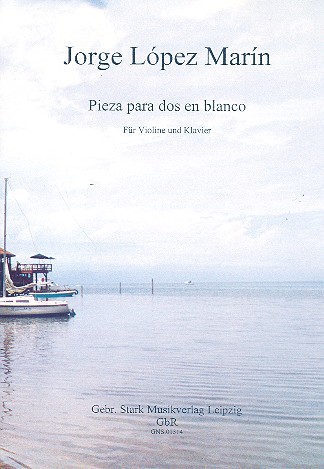 Pieza para dos en blanco  für Violine und Klavier  