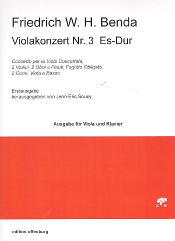 Konzert Es-Dur Nr.3 für Viola und Streichorchester