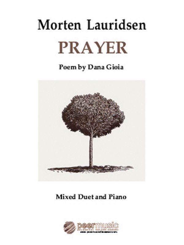 Prayer  for mixed 2-part chorus and piano  score