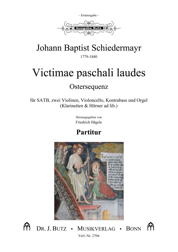 Victimae paschali laudes&nbsp;&nbsp;für gem Chor, Streicher und Orgel (Bläser ad lib)&nbsp;&nbsp;Partitur