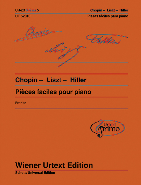 Leichte Klavierstücke mit Übetipps Band 5 (frz/sp)&nbsp;&nbsp;für Klavier&nbsp;&nbsp;(Chopin - Liszt - Hiller)