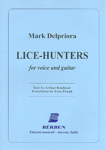 Lice-Hunters  for voice and guitar  score (en)