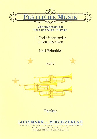Festliche Musik Band 2  für Horn und Orgel (Klavier)  