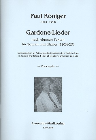 Gardone-Lieder  für Sopran und Klavier  