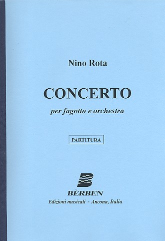 Concerto  per fagotto e orchestra  partitura