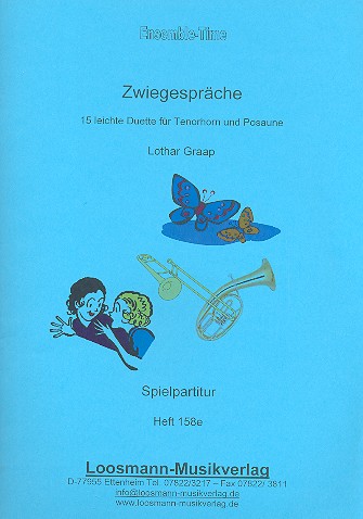 Zwiegespräche&nbsp;&nbsp;für Tenorhorn und Posaune&nbsp;&nbsp;Spielpartitur