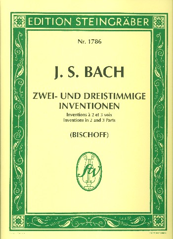 Zwei- und dreistimmige Inventionen  für Klavier  