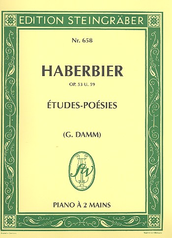 Etudes-Poésies op.53 und op.59  für Klavier  